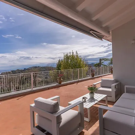 Modern Sorrento Coast With Private Pool & Terrace Villa Massa Lubrense